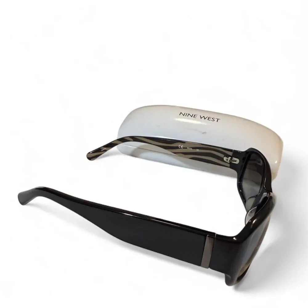 Nine West Women's Black and Brown Sunglasses